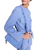 Belted Tweed Jacket