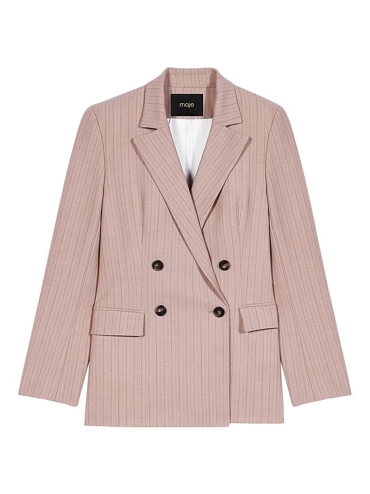 Striped Suit Jacket