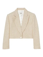 Stripy Cropped Jacket