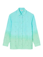 Rhinestone Dip Dye Shirt