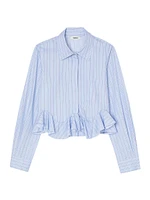 Stripy Poplin Shirt