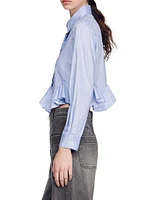 Stripy Poplin Shirt