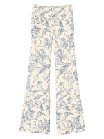 Flower Print Trousers