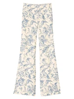 Flower Print Trousers