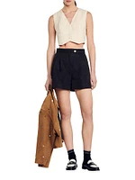 Gabardine Shorts