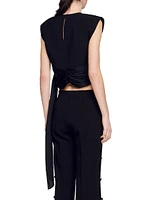 Crop Top with Asymmetric Panels