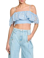 Ruffled Crop Top