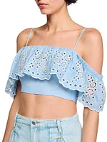 Ruffled Crop Top