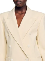 Double-Breasted Suit Jacket