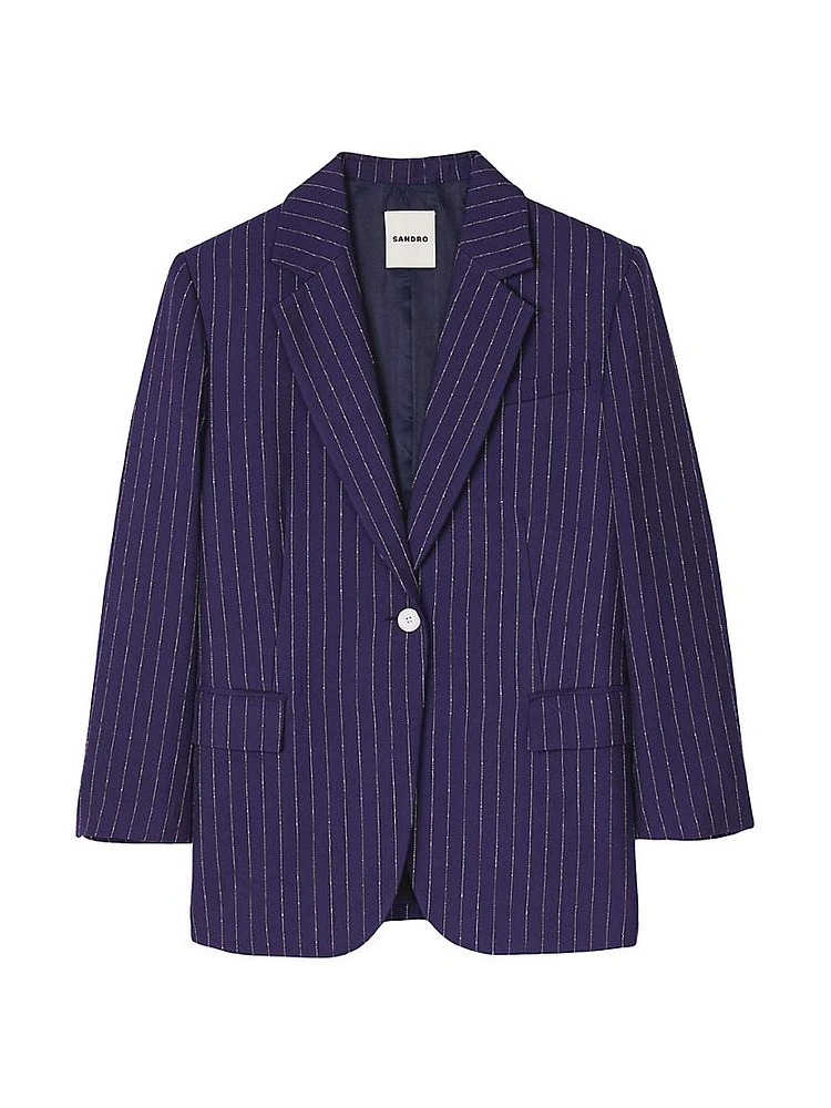 Striped Suit Jacket