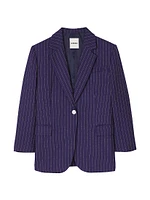 Striped Suit Jacket