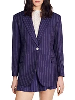 Striped Suit Jacket