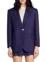 Striped Suit Jacket