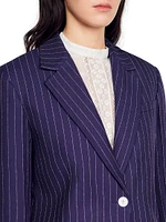 Striped Suit Jacket