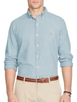 Classic-Fit Chambray Shirt