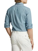 Classic-Fit Chambray Shirt