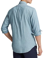 Classic-Fit Chambray Shirt