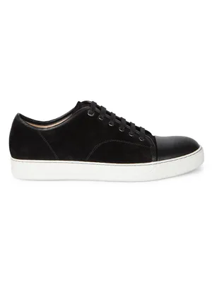 Suede Cap Toe Sneakers