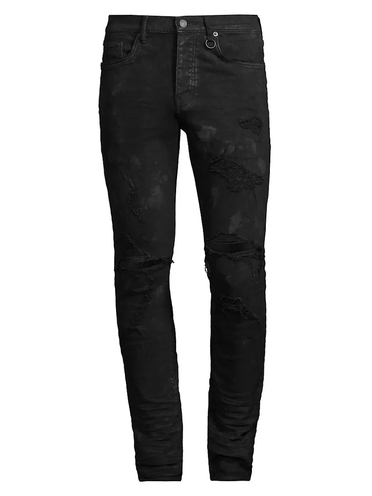 Stretch Destroyed Slim-Fit Jeans