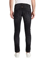 5620 3D Zip Knee Skinny Jeans