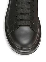 Oversized Leather Platform Sneakers