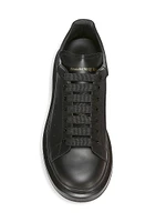 Oversized Leather Platform Sneakers