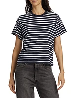 Classic Jersey Striped Short Sleeve Boy Tee