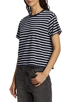 Classic Jersey Striped Short Sleeve Boy Tee