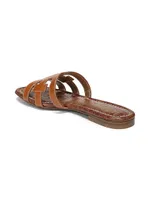 Bay Flat Leather Sandals