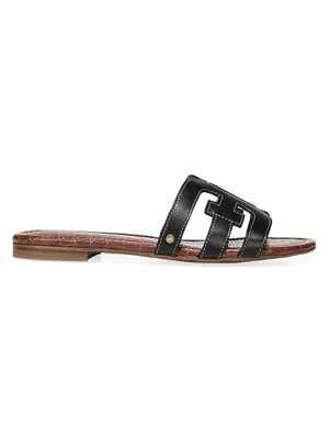 Bay Flat Leather Sandals