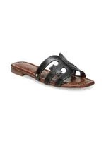 Bay Flat Leather Sandals