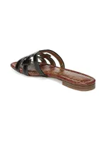 Bay Flat Leather Sandals