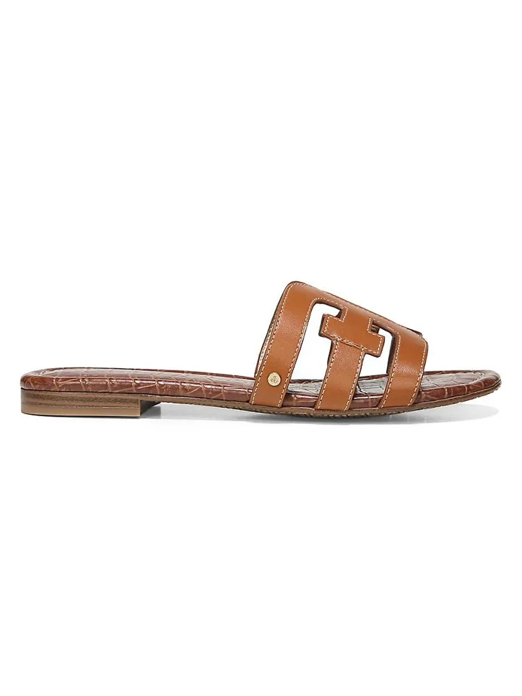 Bay Flat Leather Sandals