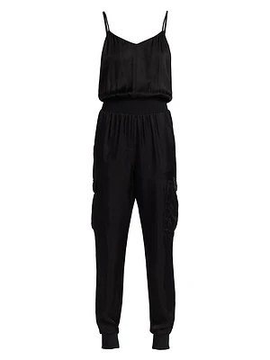 Amia Twill Jumpsuit