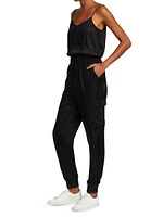 Amia Twill Jumpsuit