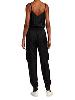 Amia Twill Jumpsuit