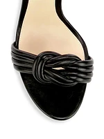 Vicky Knotted Leather Sandals