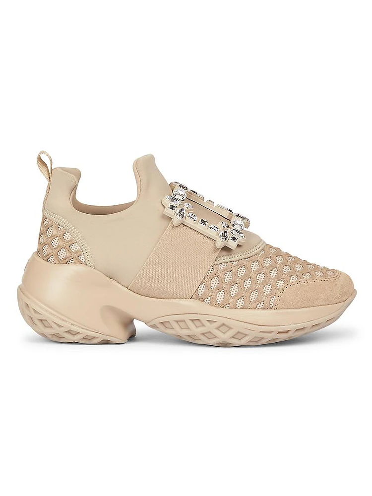 Viv Run Strass Buckle Sneakers