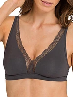 Cotton Lace Soft Cup Bra