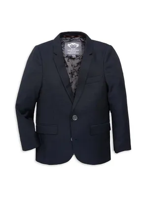Little Boy's & Solid-Color Suit Jacket