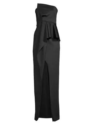 Jonas Asymmetrical Draped Gown