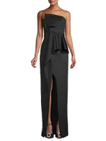 Jonas Asymmetrical Draped Gown