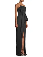 Jonas Asymmetrical Draped Gown