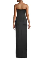 Jonas Asymmetrical Draped Gown