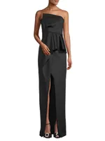 Jonas Asymmetrical Draped Gown