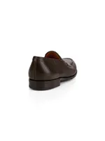 Lopez Grain Leather Loafers