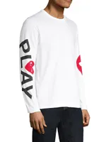 Play Logo Long-Sleeve Cotton Tee