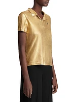 Gold Lacquer Pony Polo Tee