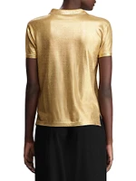 Gold Lacquer Pony Polo Tee