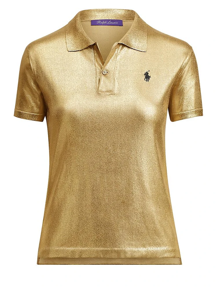 Gold Lacquer Pony Polo Tee